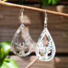 boucles d'oreilles rennes de noel